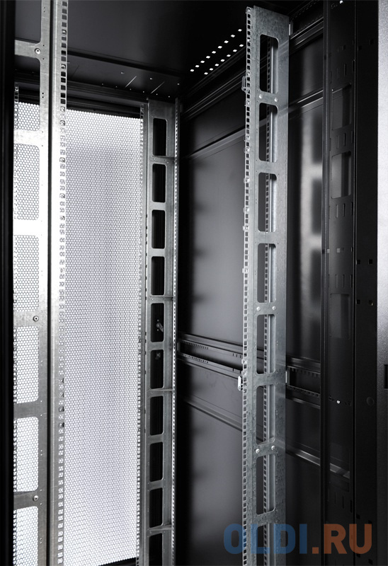 Шкаф напольный 48U ЦМО ШТК-СП-48.8.12-48АА-9005 800x1190mm дверь перфорированная черный фото