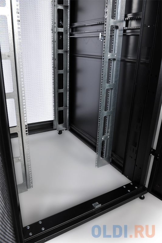 Шкаф напольный 48U ЦМО ШТК-СП-48.8.12-48АА-9005 800x1190mm дверь перфорированная черный фото