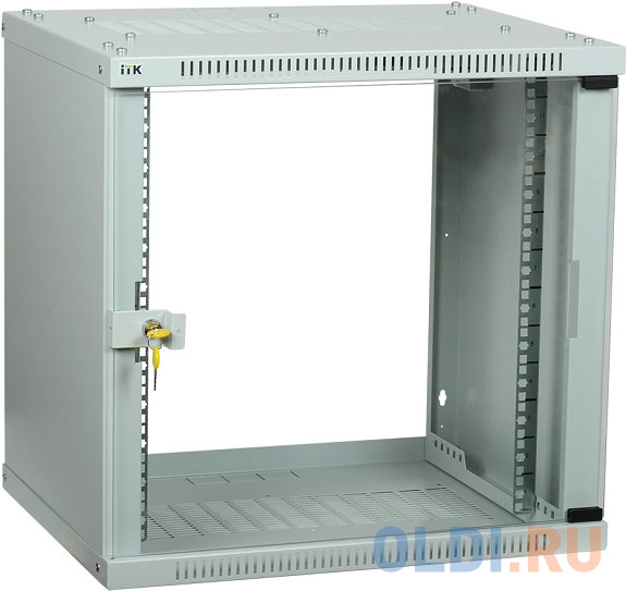 ITK LWE3-06U64-GF Шкаф LINEA WE 6U 600x450 мм дверь стекло серый - фото 1