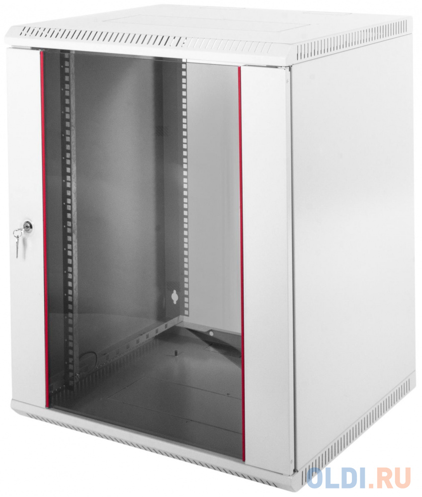 Шкаф настенный разборный 15U ЦМО ШРН-Э-15.350 600х350mm дверь стекло - фото 1