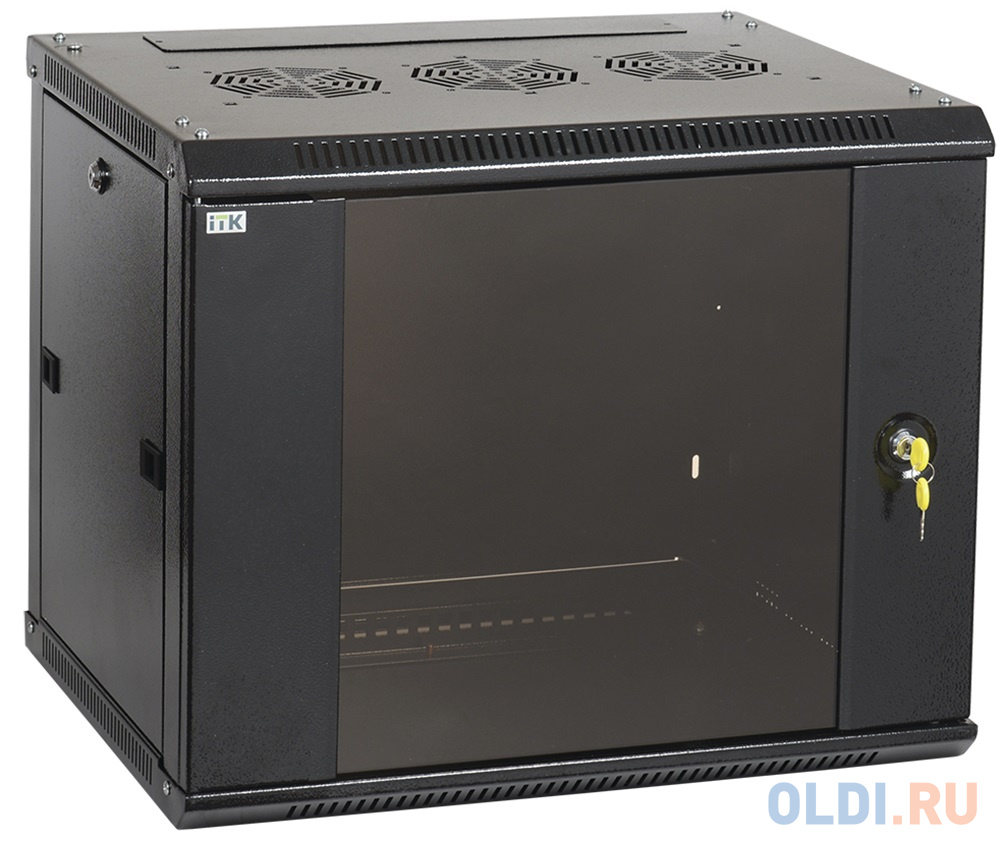 

ITK Шкаф LINEA W 9U 600x450 мм дверь стекло, RAL9005