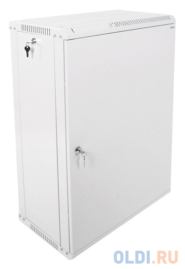 Шкаф телекоммуникационный настенный разборный 18U (600х350) дверь металл