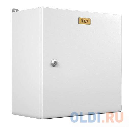 

Шкаф электротехнический Elbox EMW-800.600.300-1-IP66 настенный 800мм 600мм 300мм 285мм IP66 несъемн.бок.пан. 150кг серый