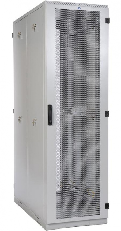 

Шкаф серверный ЦМО (ШТК-С-45.8.12-48АА) напольный 45U 800x1200мм пер.дв.перфор. задн.дв.перфор.2-хст. 1000кг серый 1050мм 180кг 180град.