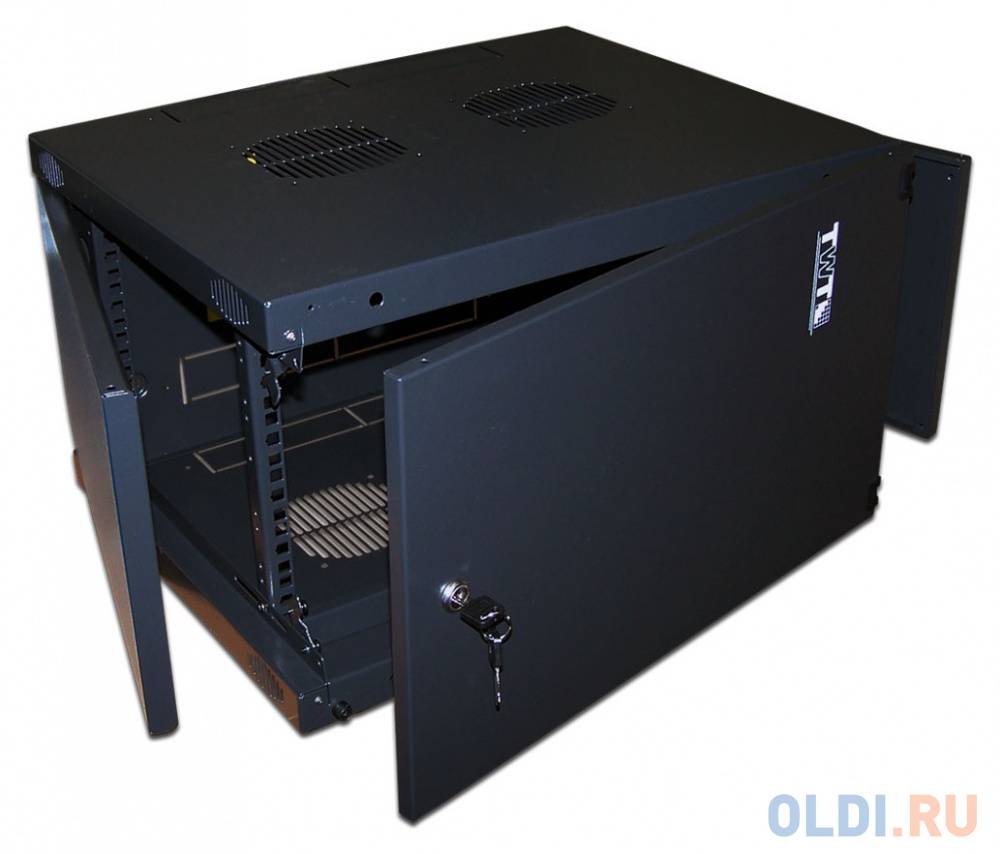 Шкаф коммутационный Lanmaster Next (TWT-CBWNM-18U-6X6-BK) 18U 550x600мм пер.дв.металл 60кг черный - TWT-CBWNM-18U-6X6-BK