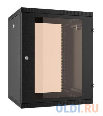 Шкаф коммутационный C3 Solutions WALLBOX 12-65 B (NT084558) настенный 12U 600x520мм пер.дв.стекл направл.под закл.гайки 160кг черный 470мм 22.5кг 610м