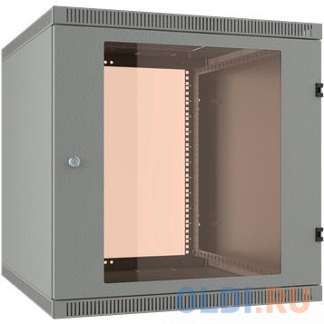 Шкаф коммутационный C3 Solutions WALLBOX LIGHT 6-66 G (NT176964) настенный 6U 600x650мм пер.дв.стекл несъемн.бок.пан. направл.под закл.гайки 25кг серы