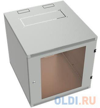 Шкаф коммутационный C3 Solutions WALLBOX LIGHT 6-66 G (NT176964) настенный 6U 600x650мм пер.дв.стекл несъемн.бок.пан. направл.под закл.гайки 25кг серы фото