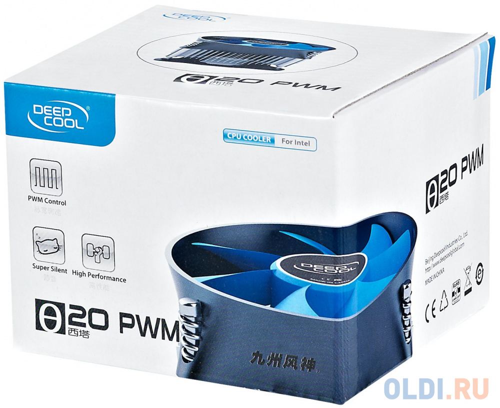 Кулер для процессоров Intel Deepcool THETA 20 PWM Intel LGA 1155 Intel LGA 1156 Intel LGA 1150 фото