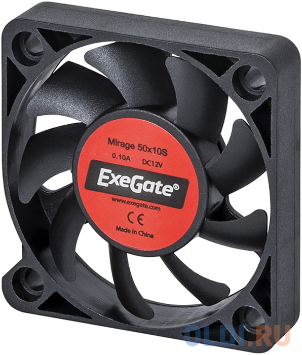 Exegate EX180972RUS Вентилятор для видеокарты Exegate <5010M12S>/<Mirage 50x10S>, 4500 об/мин, 3pin вентилятор xilence xpf92 r 92x92x25мм 3pin 1500rpm xf038
