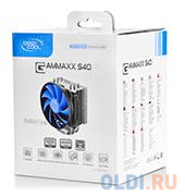 Кулер DeepCool GAMMAXX S40 LGA 2011/ 1366/1156/775/ FM1 All Series/AM2/AM3  4 тепловых трубок+Медное основание TDP: 130Вт фото