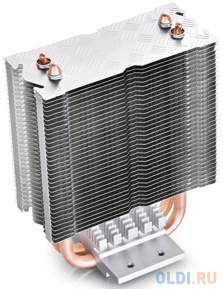 Кулер DeepCool ICE EDGE MINI FS V2.0 1366/1156/775/ FM1 All Series/AM2/AM3  2 тепловые трубки+Медное основание TDP: 95Вт ICEEDGEMINIFSV2.0 - фото 3
