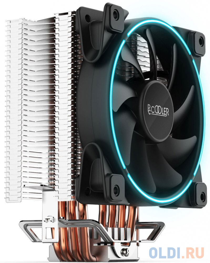 

Кулер PCCooler GI-X4 S775/115X/AM2/AM3/AM4 (24 шт/кор, TDP 145W, вент-р 120мм с PWM, Blue LED FAN, 4 тепловые трубки 6мм, синяя LED подсветка, 1000-18