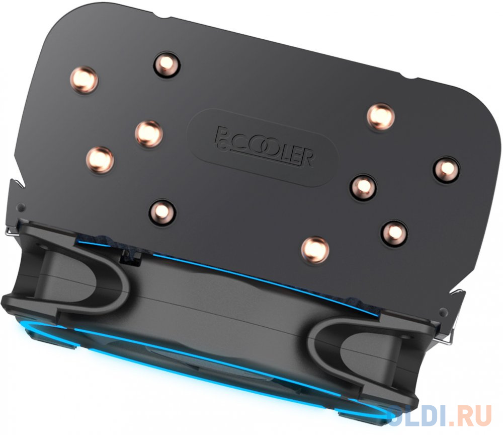 PCCooler Кулер GI-H58UB CORONA B LGA2066/2011/1366/115X/775/AM4/3/3+/AM2/2+/FM1/2/2+ (10 шт/кор, TDP 240W, 120mm PWM SilentPro Blue LED FAN, 5 тепловы фото