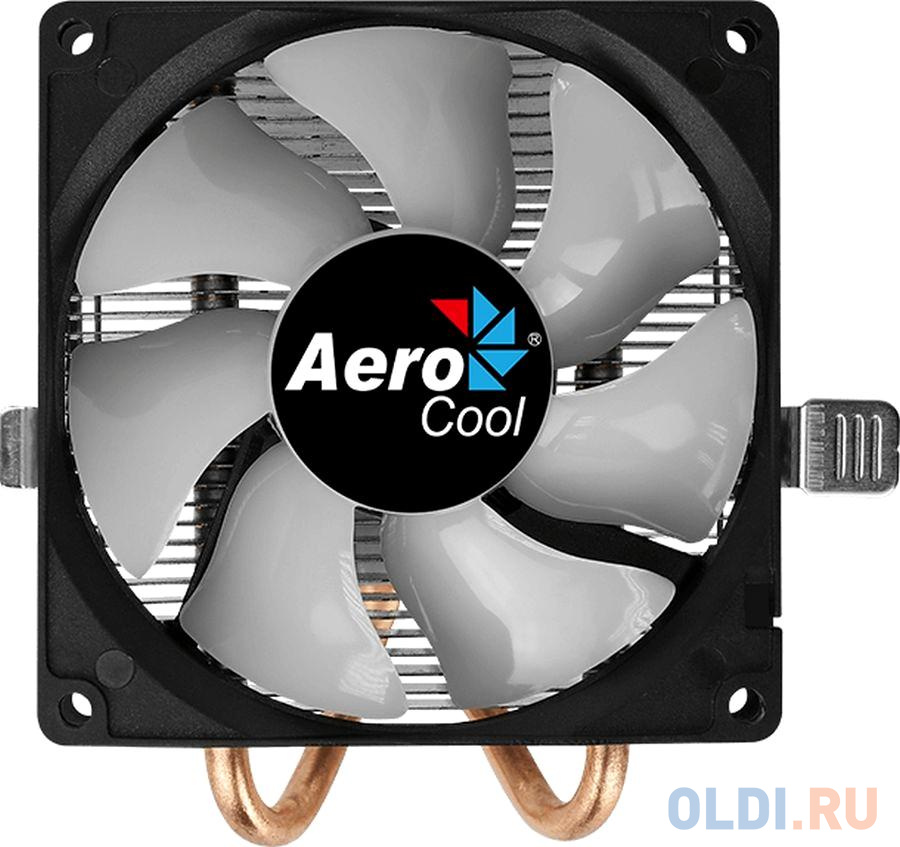 Устройство охлаждения(кулер) Aerocool Air Frost 2 Soc-FM2+/AM2+/AM3+/AM4/1150/1151/1155/2011/ 3-pin 26dB Al+Cu 110W 250gr LED Ret фото