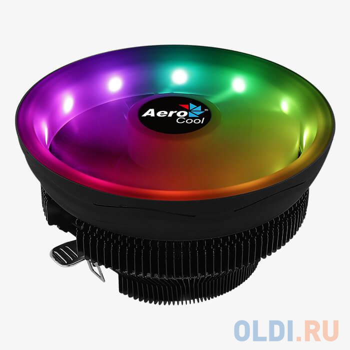 Устройство охлаждения(кулер) Aerocool Core Plus Soc-FM2+/AM2+/AM3+/AM4/1150/1151/1155/ 4-pin 15-25dB Al 110W 305gr LED Ret кулер для процессора aerocool mirage 5