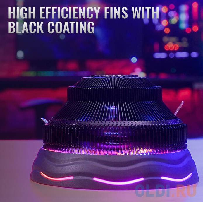 Устройство охлаждения(кулер) Aerocool Core Plus Soc-FM2+/AM2+/AM3+/AM4/1150/1151/1155/ 4-pin 15-25dB Al 110W 305gr LED Ret фото