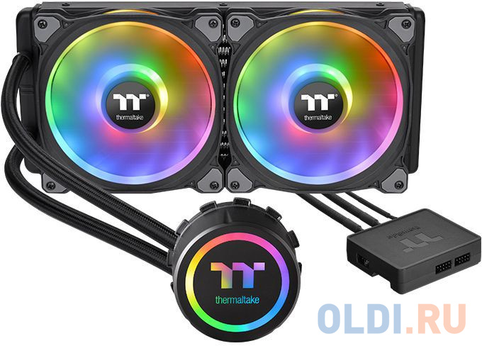 Floe DX RGB 280 TT Premium Edition/All-In-One Liquid Cooling System/Braided Tube/Riing Duo RGB Software Fan 140*2
