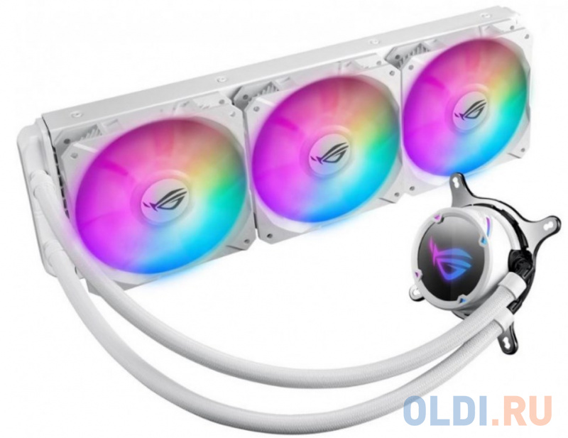 Система водяного охлаждения процессора ASUS ROG STRIX LC 360 RGB WHITE EDITION система водяного охлаждения процессора (Intel: LGA 115x,1366, 2011, 201 фото