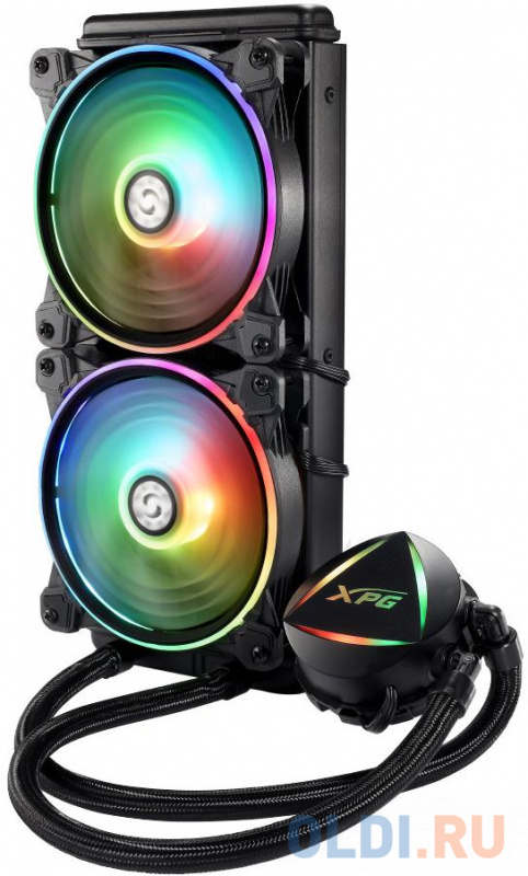 

Вентилятор Cooler XPG LEVANTE240-BLACKCOLOR система водяного охлаждения процессора (Intel: LGA 115x,1366, 2011, 2011-3, 2066, AMD: AM4, 120 mm вентилятор 2шт )