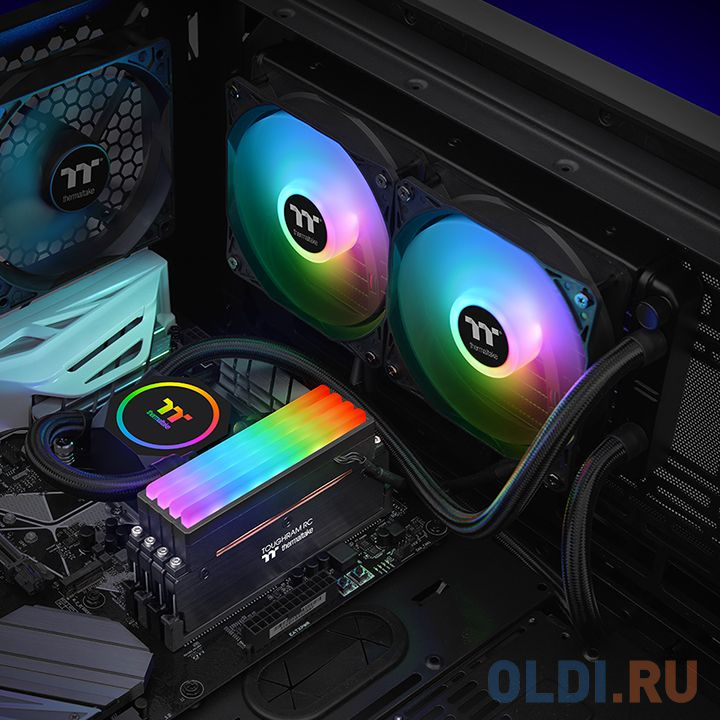 Floe RC240 CPU&amp;Memory AIO Liquid Cooler [CL-W271-PL12SW-A] /All-in-one liquid cooling system/ARGB Fan*2/memory not include фото