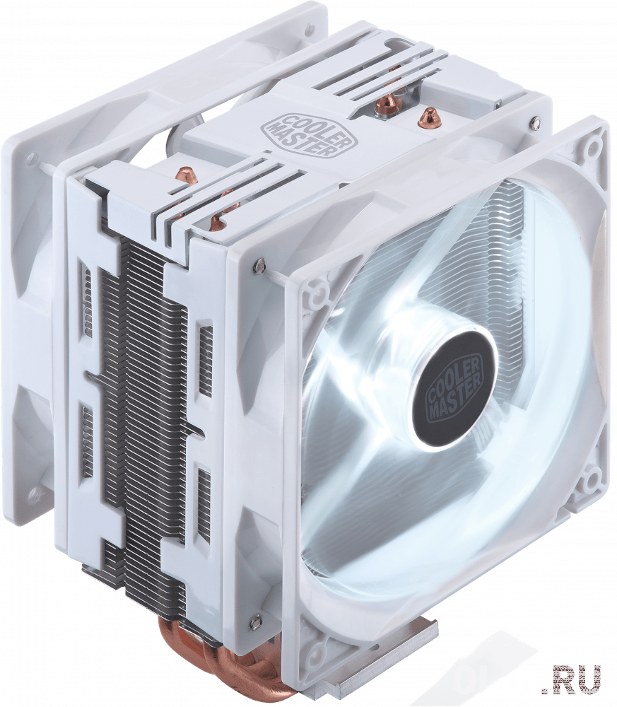 Cooler Master CPU Cooler Hyper 212 LED Turbo White Edition, 600 - 1600 RPM, 180W, Full Socket Support