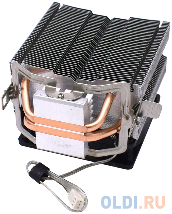 PCCooler S93 V2 Кулер S775/115X/AM2/AM3/AM4/FM1/FM2 (40 шт/кор, TDP 102W, вент-р 90мм, 2 тепловые трубки 6мм, 2200RPM, 22dBa) фото