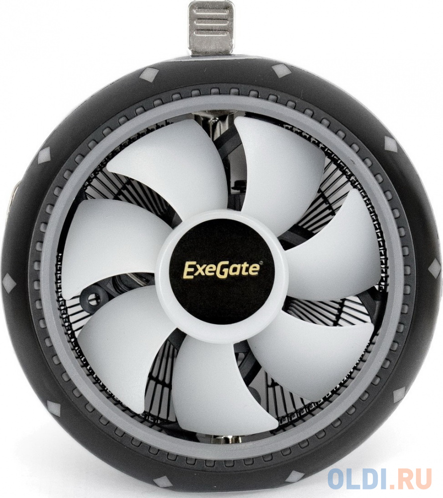 Exegate EX286156RUS Кулер ExeGate Dark Magic EE126M-PWM.RGB (Al black coating, LGA775/1150/1151/1155/1156/1200/AM2/AM2+/AM3/AM3+/AM4/FM1/FM2/754/939/9 фото