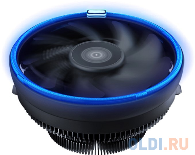 PCCooler E126MB Кулер S775/115X/AM2/2+/AM3/3+/AM4/FM1/FM2/2+ (TDP 92W, вент-р 120мм с PWM, Blue LED FAN, 1000-1800RPM, 26.5dBa) Retail Color Box {48} фото