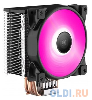 

Кулер PCCooler GI-D56A HALO RGB LGA2066/2011/1366/115x/775/AM4/3/3+/2/2+/FM1/2/2+ (12 шт/кор, TDP 160W, 120mm PWM VortexPro RGB FAN, 5 тепловых трубок 6мм, 1000-2000RPM, 29.1dBa)
