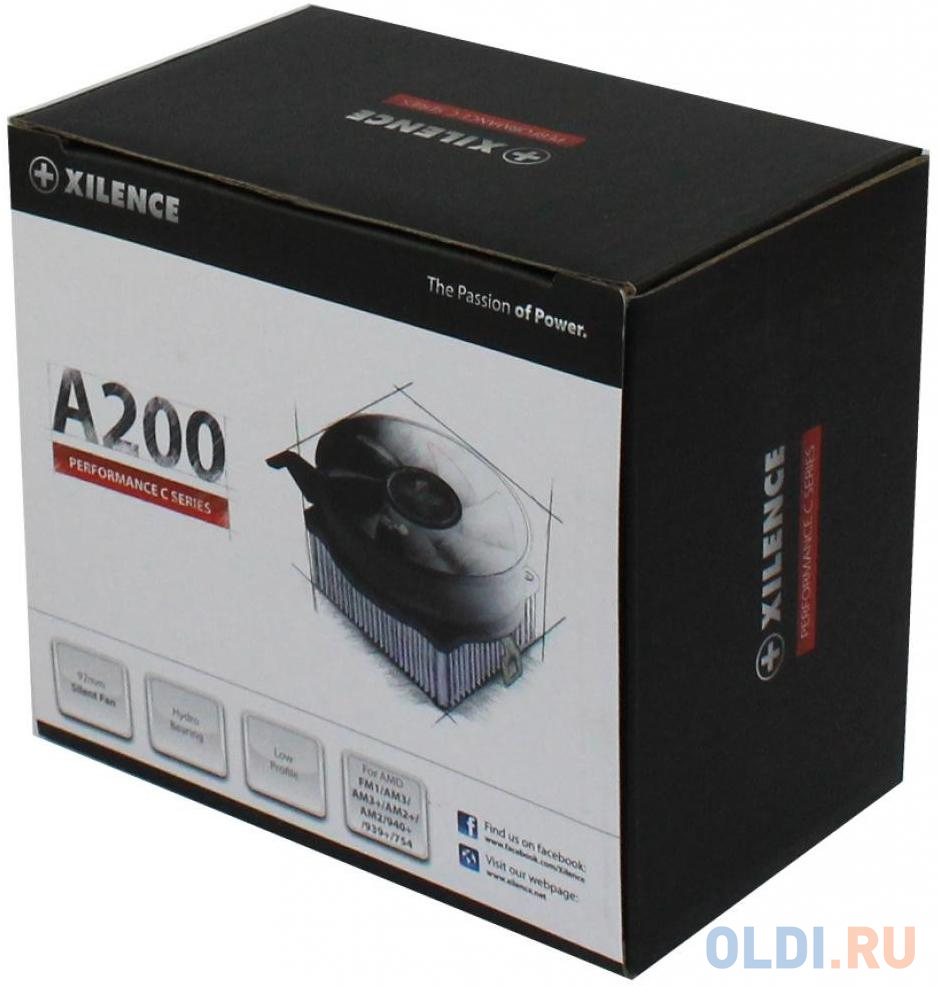 Кулер для процессора Xilence A200 Socket AM2/AM2+/AM3/AM3+/FM1/754/939/940 XC033 фото