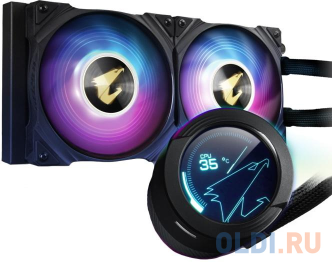 

AORUS WATERFORCE X 240 , 2 x 120mm ARGB Fan, RTL {6}