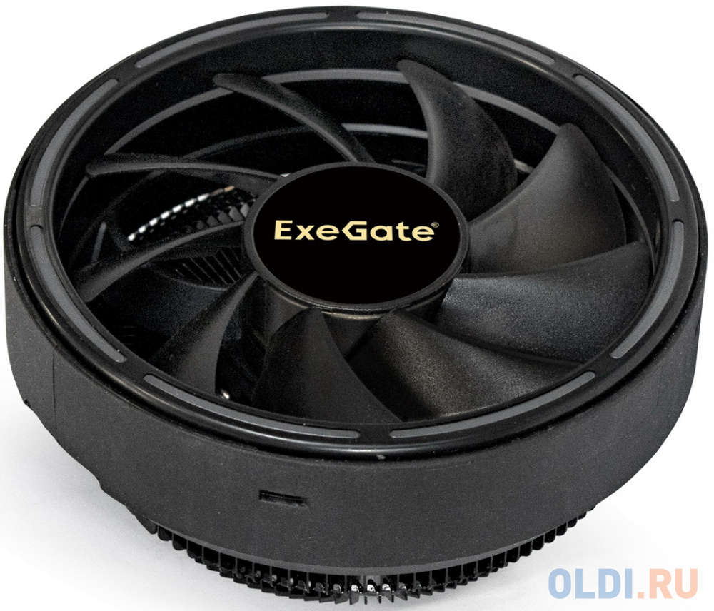 Exegate EX286155RUS Кулер ExeGate Dark Magic EE126A-RGB (Al black coating, LGA775/1150/1151/1155/1156/1200/AM2/AM2+/AM3/AM3+/AM4/FM1/FM2/754/939/940, фото
