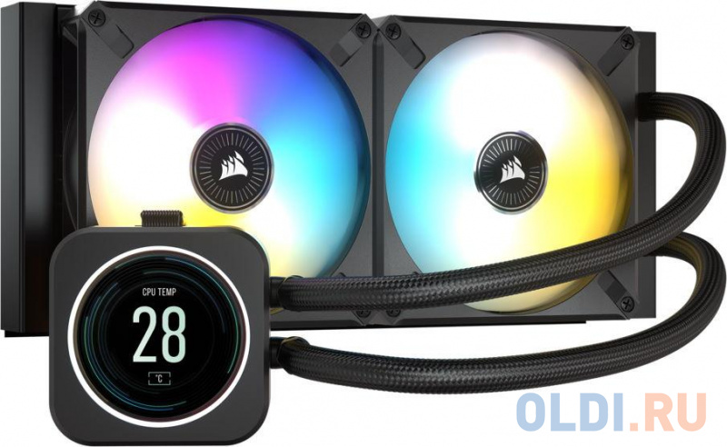 

Система охлаждения жидкостная Corsair iCUE H100i ELITE LCD Display