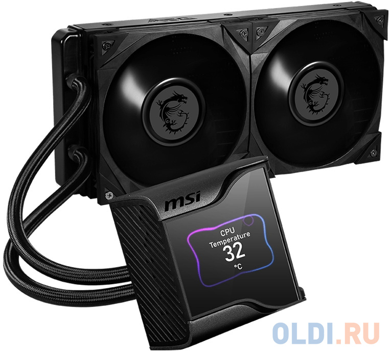 MEG CORELIQUID S280 2X SILENT GALE 140MM FAN,SILENT GALE P14,IPS LC (858230) фото