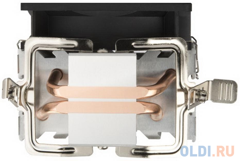 Кулер для процессора SilverStone SST-KR03, серебристый/черный/синяя подсветка фото