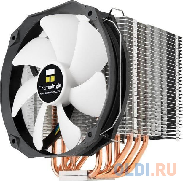 Кулер для процессора Thermalright Macho B&W, высота 162 мм, 300-1300 об/мин, 15-21 дБА, PWM (MACHO-A-BW) (000659)