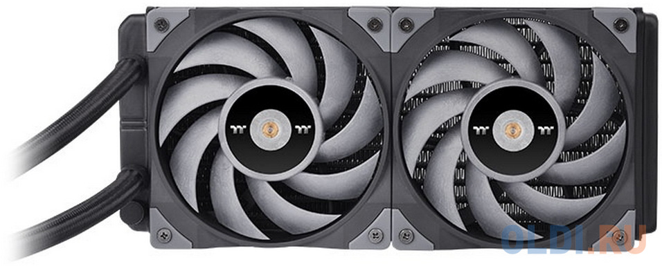 TOUGHLIQUID Ultra 240 [CL-W322-PL12GM-B] All-In-One Liquid Cooling System,Water Block 2.1&quot; LCD,Fan 120*2,PWM 500~2500rpm/Gray/Intel LGA 1700 фото