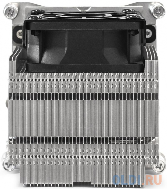 Кулер ExeGate ESNK-P0048AP4.PWM.2U.2011.Cu (Al+Cu, 2U, 4 тепл. трубки, LGA2011/2066, TDP 135W, Fan 80mm, PWM, 2100-6800RPM, 2 ball bearing, 4pin, 52db фото