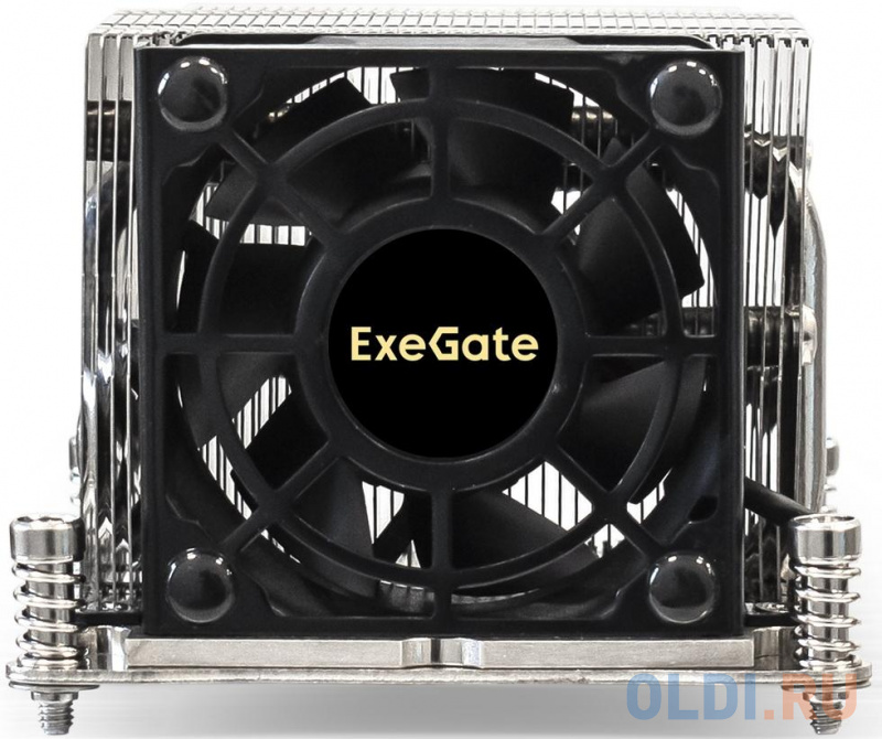 Кулер ExeGate ESNK-P0048AP4.PWM.2U.2011.Cu (Al+Cu, 2U, 4 тепл. трубки, LGA2011/2066, TDP 135W, Fan 80mm, PWM, 2100-6800RPM, 2 ball bearing, 4pin, 52db фото