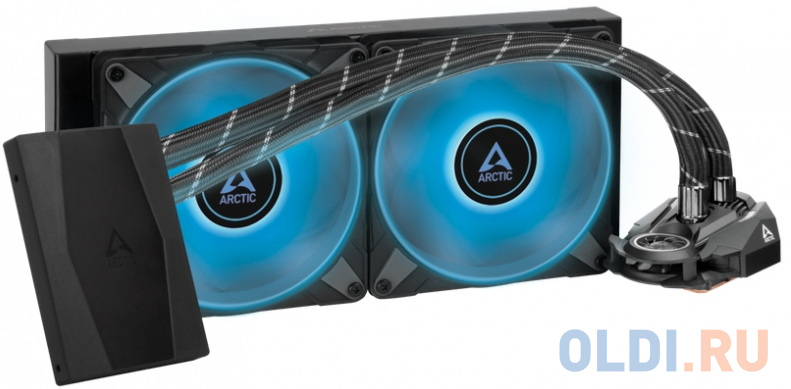 Arctic Liquid Freezer II - 280 RGB Black with controller Arctic Cooling Multi Compatible All-In-One CPU Water Cooler