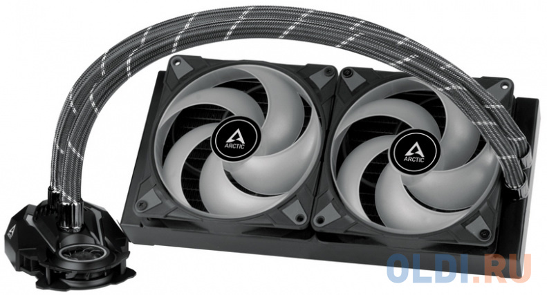 Arctic Liquid Freezer II - 280 RGB Black with controller Arctic Cooling Multi Compatible All-In-One CPU Water Cooler фото