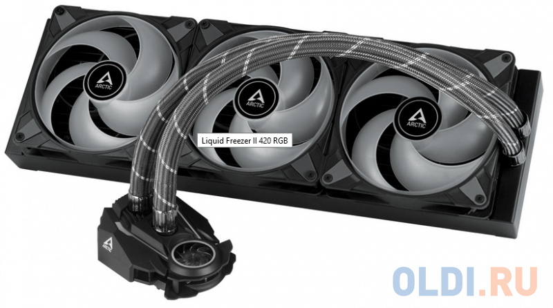 Система охлаждения жидкостная для процессора Arctic Cooling Liquid Freezer II - 420 RGB Система охлаждения жидкостная для процессора Arctic Cooling Liquid Freezer II - 420 RGB фото