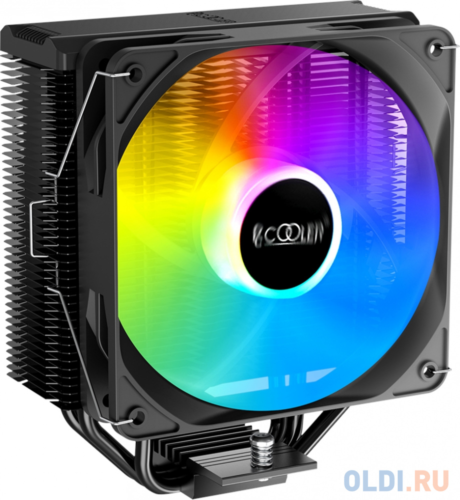 PCCooler Paladin EX300S Кулер S115X/1200/1700/AM4 (24 шт/кор, TDP 125W, 120mm PWM Dynamic Multi-Color LED, 3 тепловые трубки 6мм, 400-1800RPM, 28,6dBa