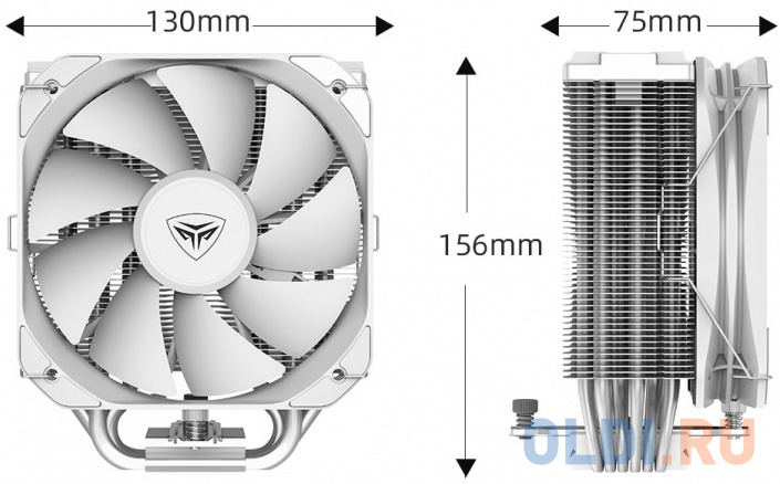 Система охлаждения для процессора PCCooler K6 WH фото