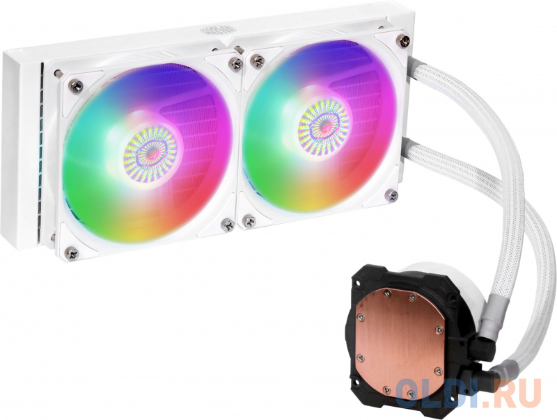 Система охлаждения жидкостная для процессора Cooler Master MasterLiquid ML240L ARGB White Edition V2 Система охлаждения жидкостная для процессора Cooler Master MasterLiquid ML240L ARGB White Edition V2 фото