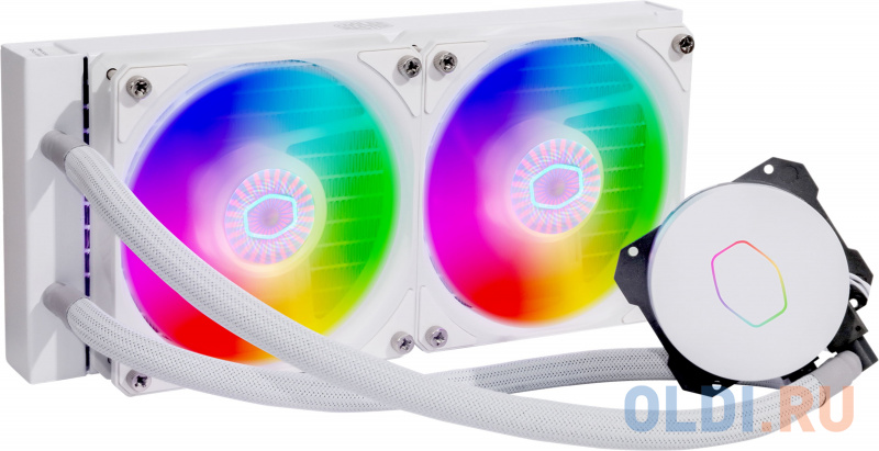 Система охлаждения жидкостная для процессора Cooler Master MasterLiquid ML240L ARGB White Edition V2 Система охлаждения жидкостная для процессора Cooler Master MasterLiquid ML240L ARGB White Edition V2 фото