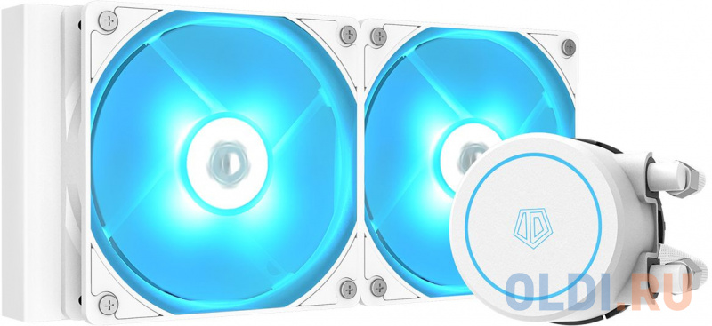 

Система водяного охлаждения ID-Cooling AURAFLOW X 240 EVO SNOW Soc-AM5/AM4/1151/1200/2066/1700 4-pin 18-35dB Al+Cu 250W LED Ret
