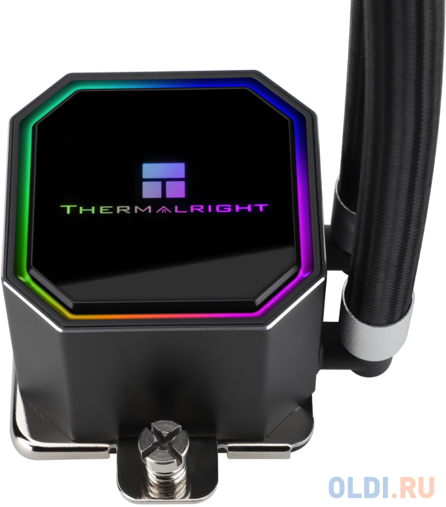 Система жидкостного охлаждения Thermalright Frozen Prism 240 Black ARGB, радиатор 240 мм, 1850 об/мин, 27 дБА, PWM, черный, ARGB подсветка F-PRISM-240-BL-ARGB - фото 3