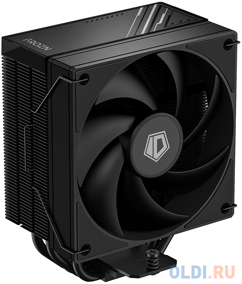 Вентилятор для процессора ID-COOLING FROZN A410 BLACK (220W, 4пин PWM, 1700/1200/115x/AM4/AM5, 29.9 дБ, 500-900/1800-2200 об/мин,Al+тепл.трубки)